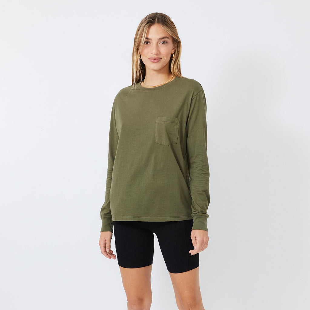 Long Sleeve Ex-Boyfriend Pocket Crew (4933492015206)