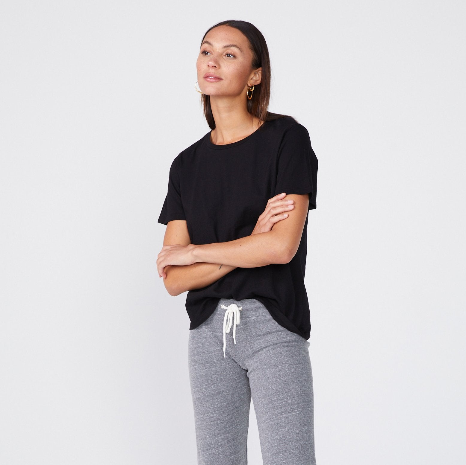 Super Fine Jersey Oversized Crew Neck Tee (1693374513254)