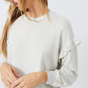 Supersoft Ruffle Sweatshirt (4922459390054)