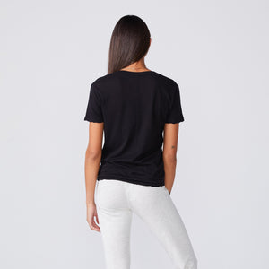 Tissue Relaxed V Neck Tee (9703660239)