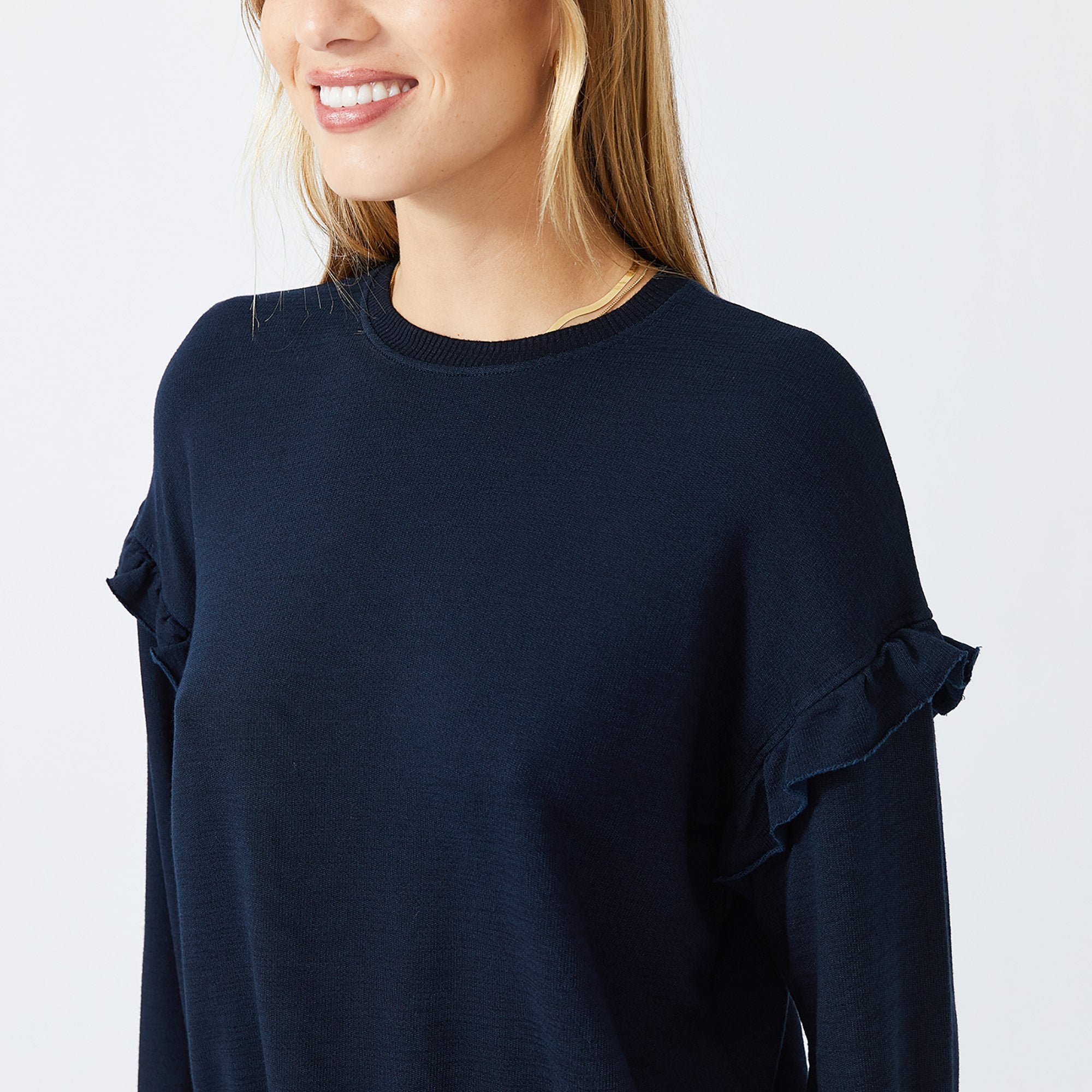 Supersoft Ruffle Sweatshirt (4922459422822)