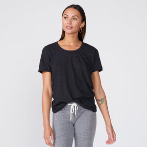 Textured Tri-Blend Relaxed Crew Neck Tee (1693403840614)