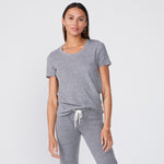 Textured Tri-Blend Relaxed Crew Neck Tee (9535392452)