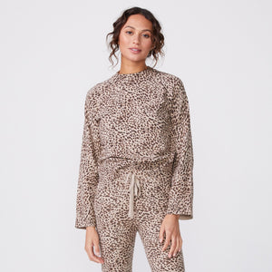 Mini Leopard Mock Neck Long Sleeve (6147257270454)