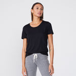 Cotton Modal Relaxed Crew Neck Tee (3932795568230)