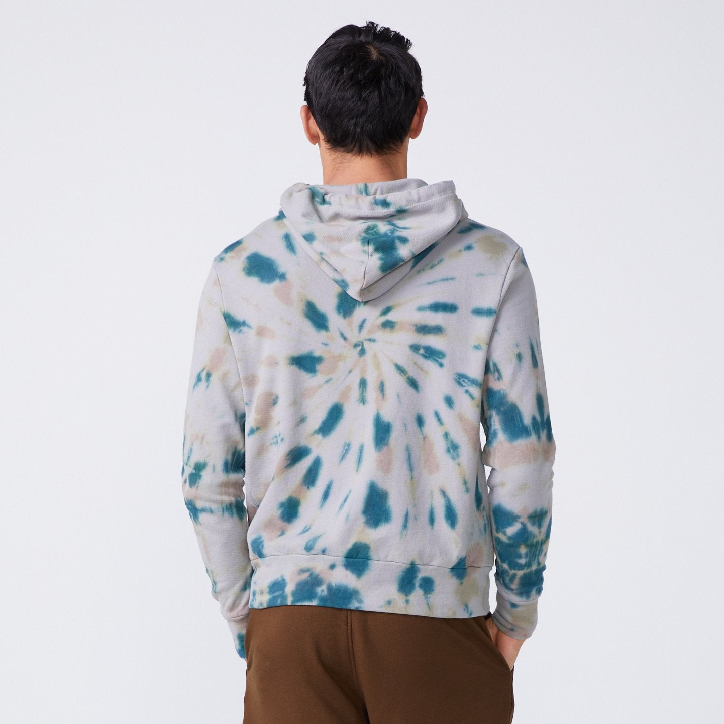 Kaleidoscope Tie Dye Slouchy Pullover Hoody (6219012210870)