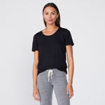 Cotton Modal Relaxed Crew Neck Tee (3932795568230)