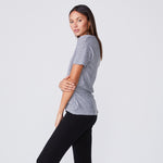 Textured Tri-Blend Relaxed V Neck Tee (11780148239)