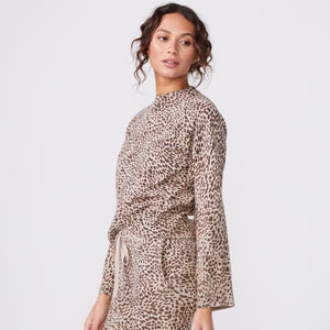 Mini Leopard Mock Neck Long Sleeve (6147257270454)