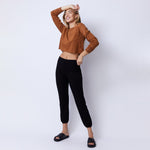 Cropped Long Sleeve Ex-Boyfriend Pocket Crew (4953629720678)