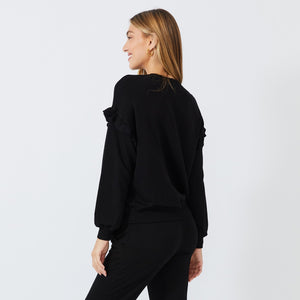 Supersoft Ruffle Sweatshirt (4922459357286)