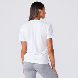 Textured Tri-Blend Relaxed V Neck Tee (9852041231)