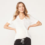 Maternity V Neck Pocket Tee (1636255891558)