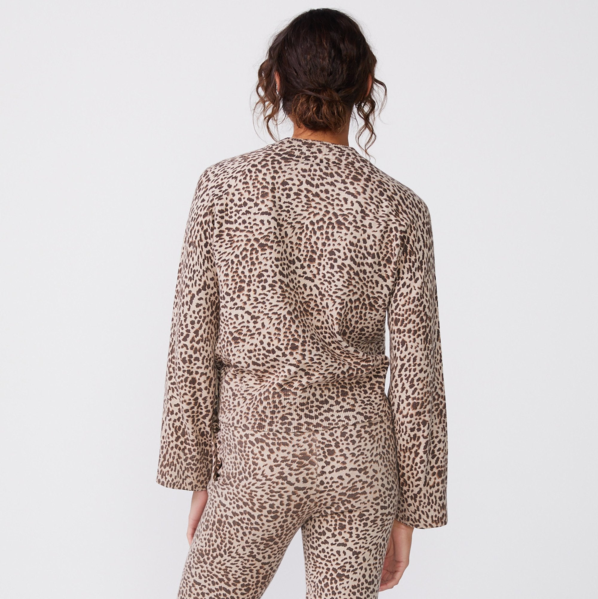 Mini Leopard Mock Neck Long Sleeve (6147257270454)