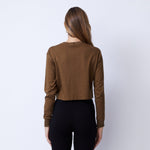 Cropped Long Sleeve Ex-Boyfriend Pocket Crew (4953629687910)