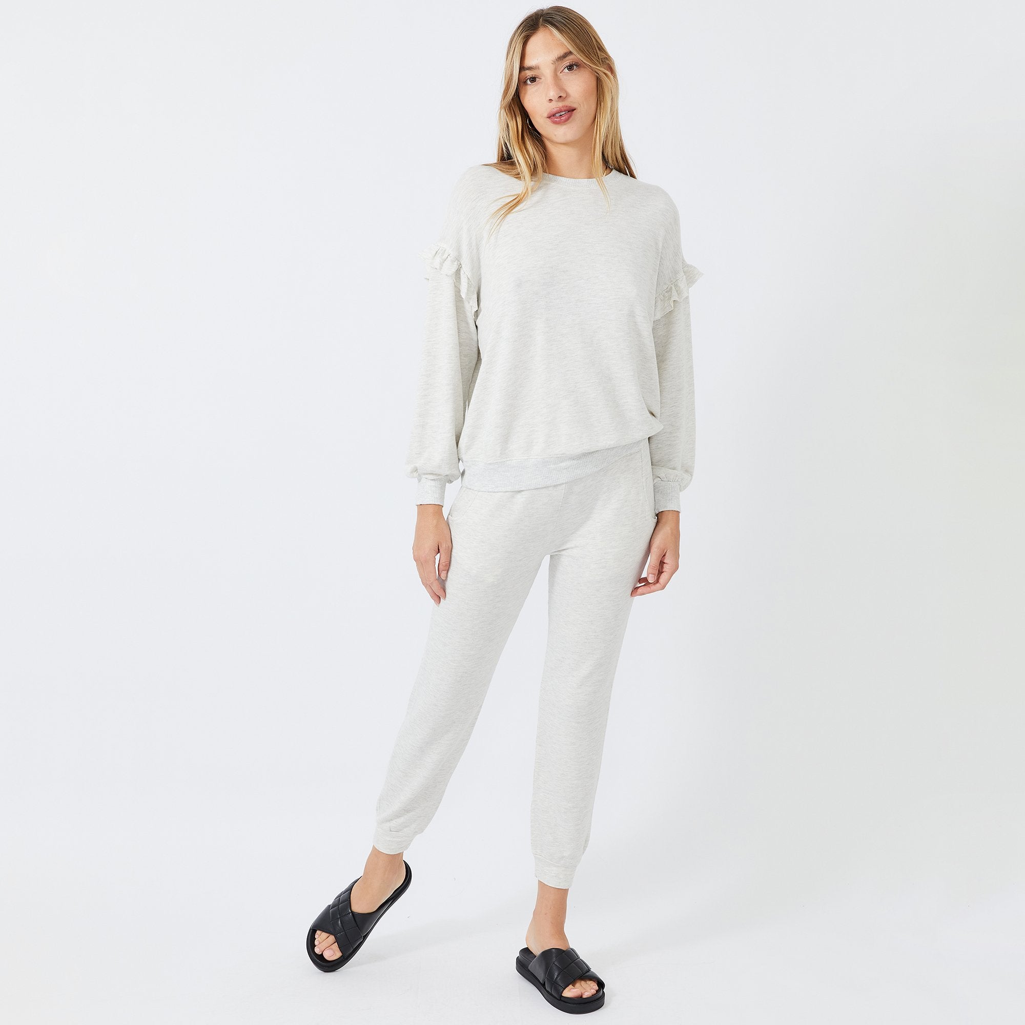 Supersoft Ruffle Sweatshirt (4922459390054)