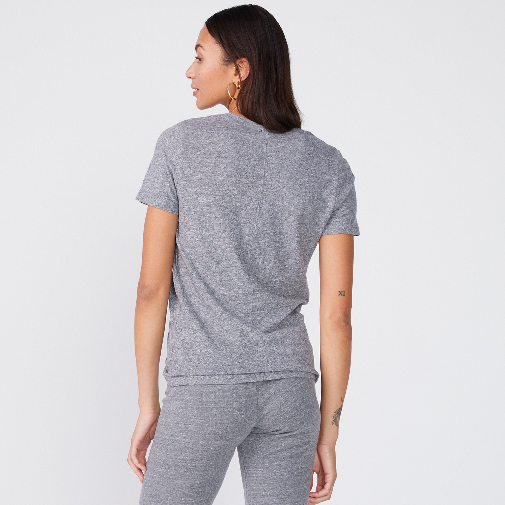 Textured Tri-Blend Relaxed Crew Neck Tee (9535392452)