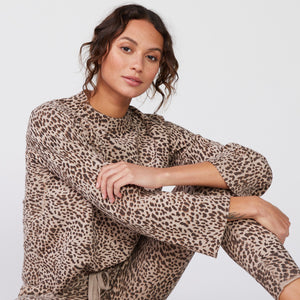 Mini Leopard Mock Neck Long Sleeve (6147257270454)