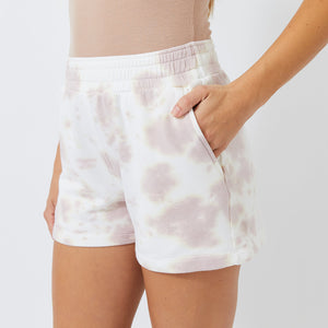 White Out Tie Dye Ex-Boyfriend Shorts (4926169874534)