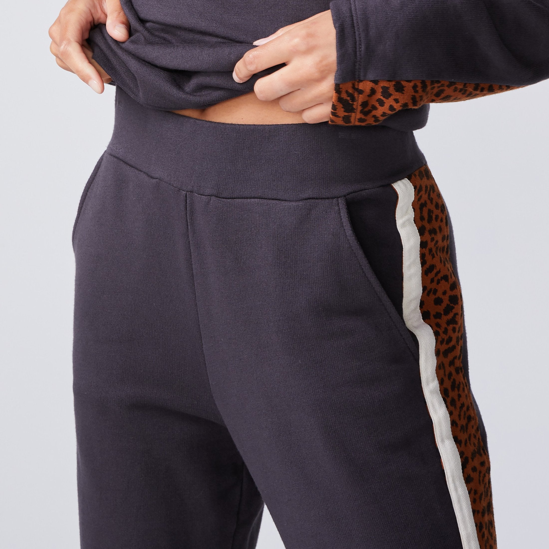 Mini Leopard Panelled Sporty Sweat (6120122679478)