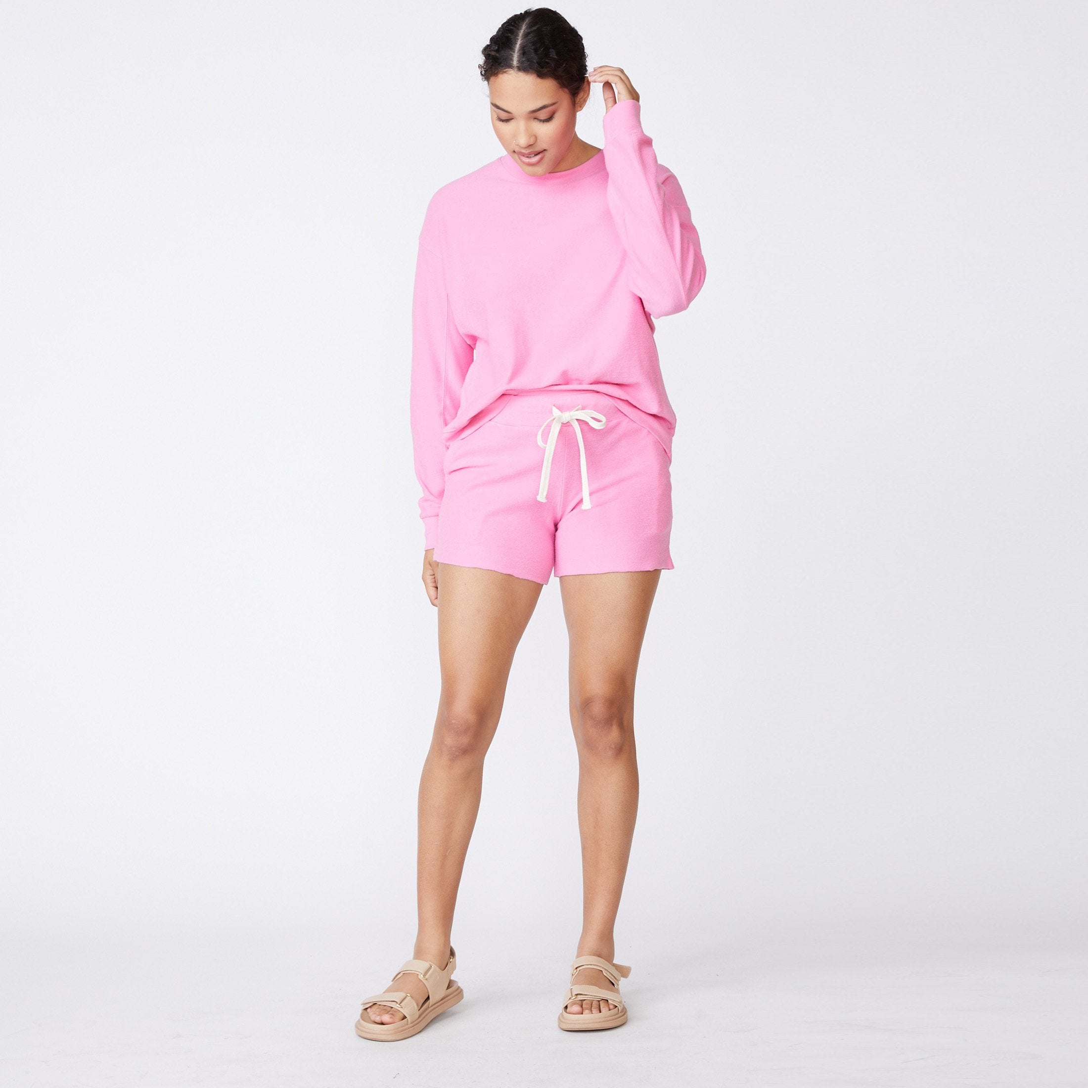 Fuzzy Fleece Pocket Shorts (4872186232934)