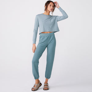 Supersoft Fleece High Waisted Sweats (6147256090806)