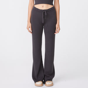 Rib Lounge Wide Leg Sweats (6592637272246)
