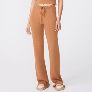 Rib Wide Leg Sweats (6592637239478)