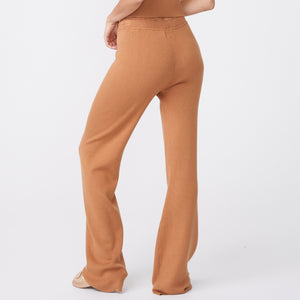 Rib Wide Leg Sweats (6592637239478)