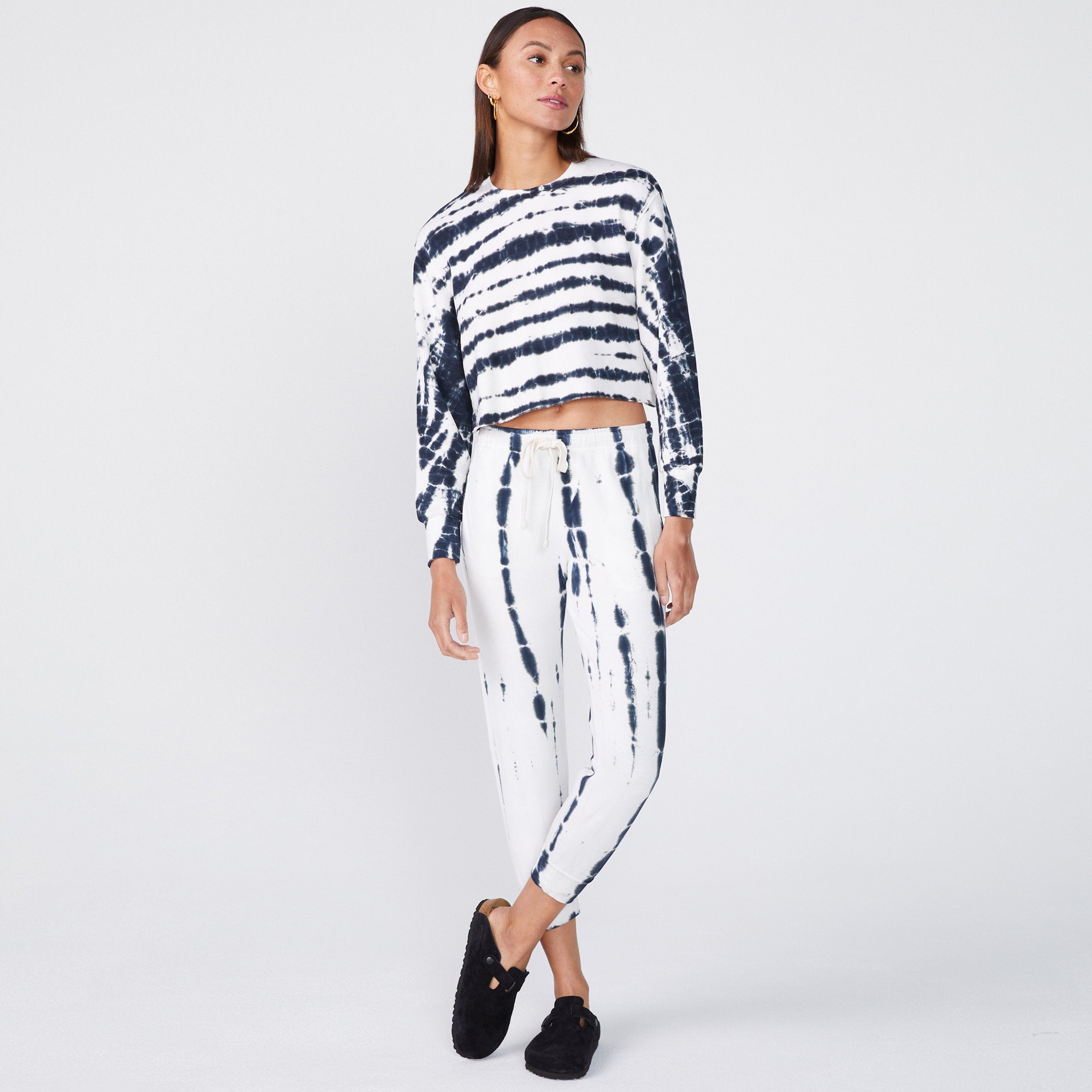 Painter Tie Dye Cropped Relaxed Sweats (6214111592630)