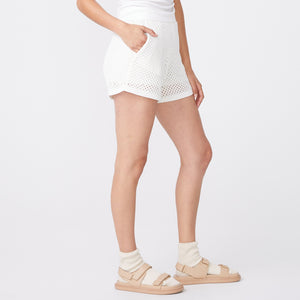 Open Knit Shorts (6592636813494)