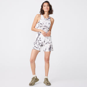 Kaleidoscope Tie Dye Gym Shorts (6592531497142)