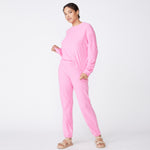 Fuzzy Fleece Rib Sweats (6643419742390)