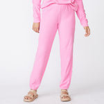 Fuzzy Fleece Rib Sweats (6643419742390)