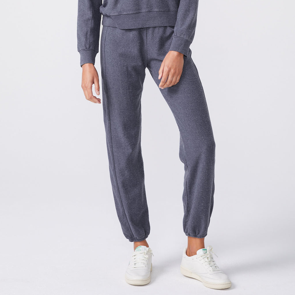 Fuzzy Fleece Rib Sweats (6643419807926)