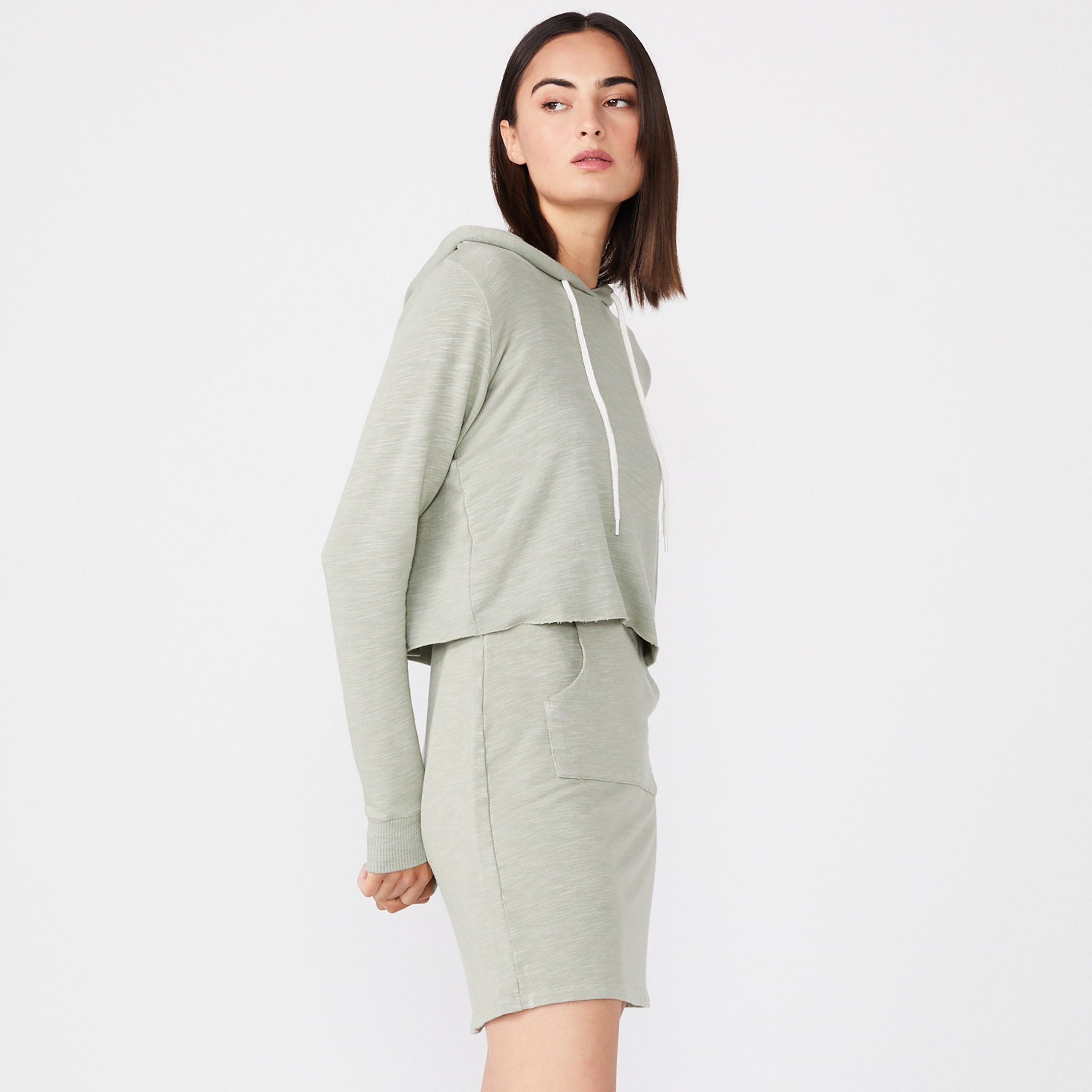 Supersoft Double Layer Hoody Dress (6592610009270)