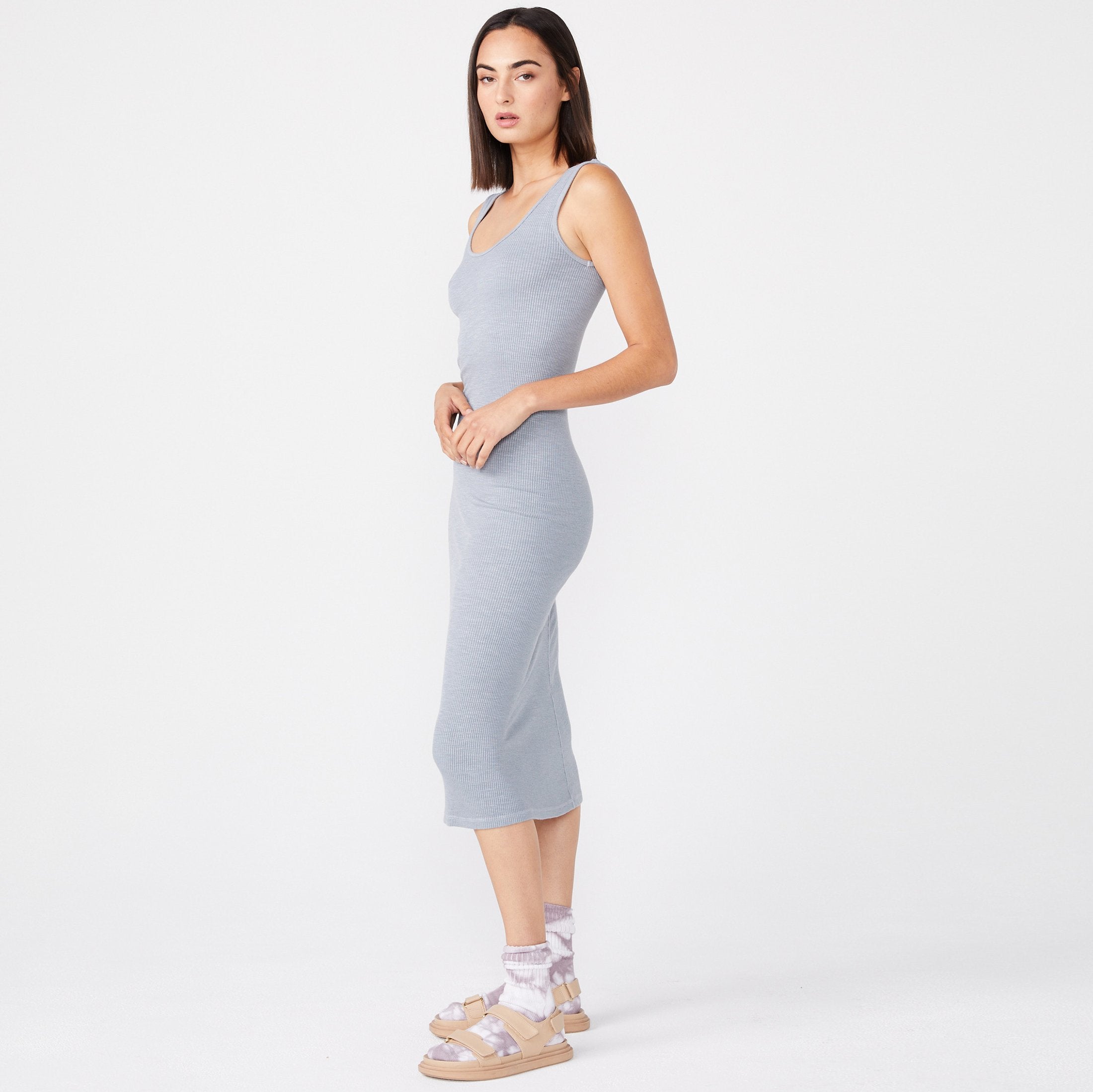 Supersoft Rib Tank Dress (6643420102838)