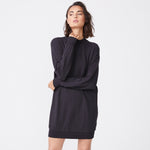 Supersoft Mock Neck Seamed Dress (6583333945526)