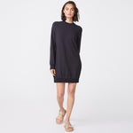 Supersoft Mock Neck Seamed Dress (6583333945526)