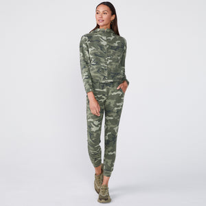 Urban Camo Sporty Zip Up Hoody (6551222288566)