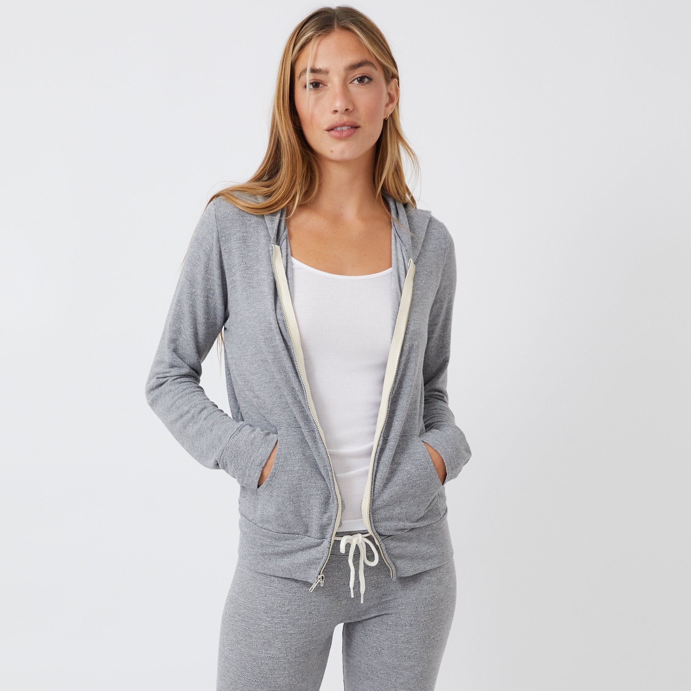 Heather Supersoft Zip Up Hoody (9848154447)