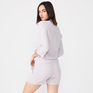 Crepe Zip Romper (10025372815)