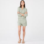 Crepe Zip Romper (6592534282422)