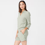 Crepe Zip Romper (6592534282422)