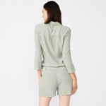 Crepe Zip Romper (6592534282422)