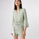 Crepe Zip Romper (6592534282422)