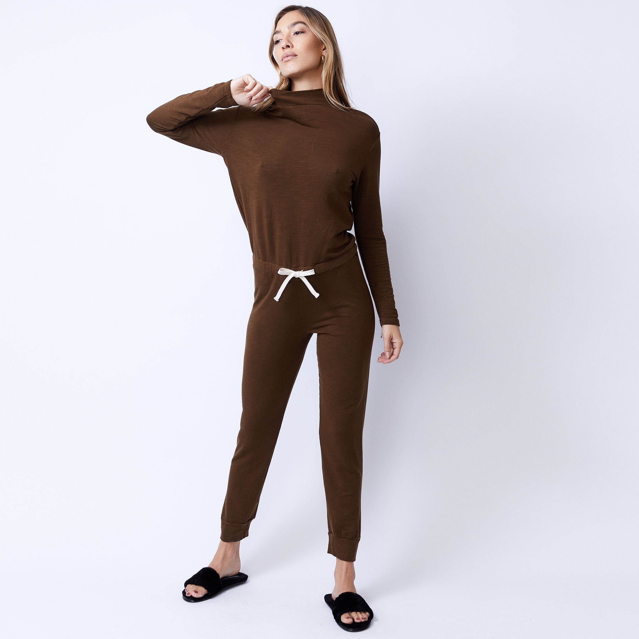 Supersoft Cowl Cuff Jumpsuit (4960549208166)