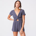 Supersoft Twist Front Romper (6643420168374)