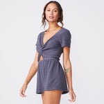 Supersoft Twist Front Romper (6643420168374)