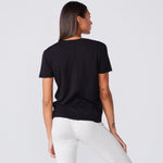 Super Fine Jersey Fitted V Neck Tee (9535393028)